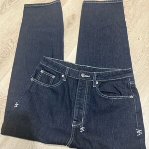 Ksubi Dark Blue Straight Leg Jeans worn once